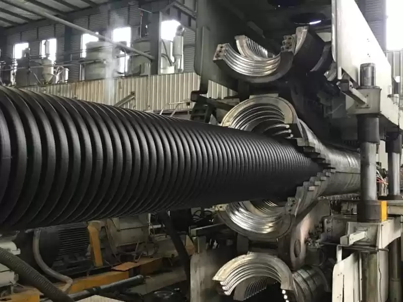 200mm ID Double Wall Corrugated HDPE Pipe 6m length