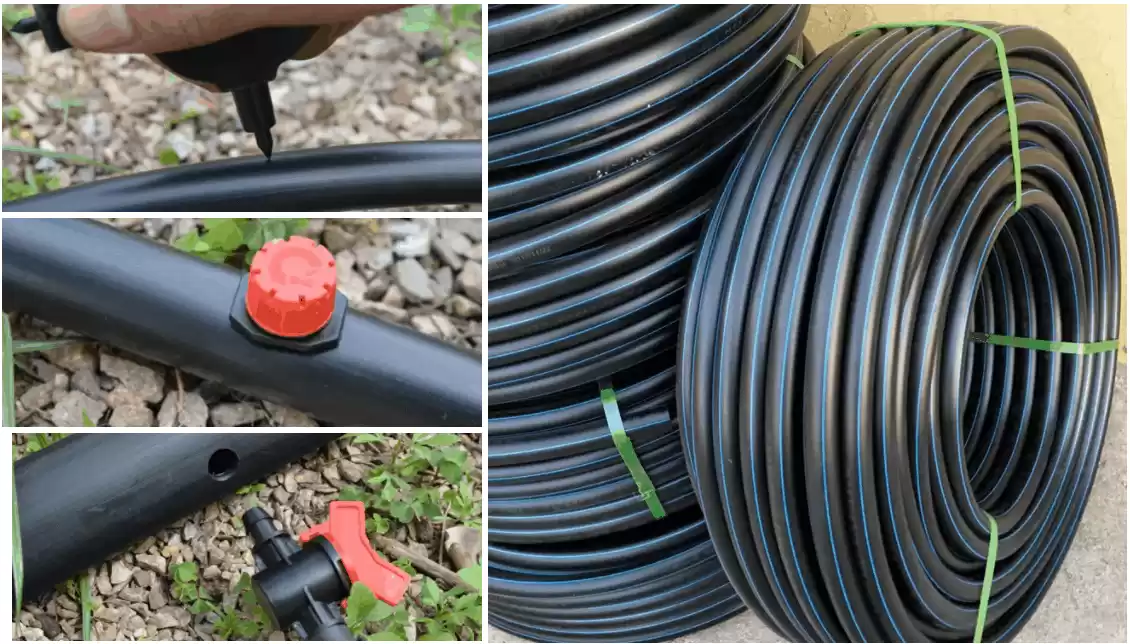 Agricultural Farm Drip Plastic Irrigation PVC Pipe LDPE