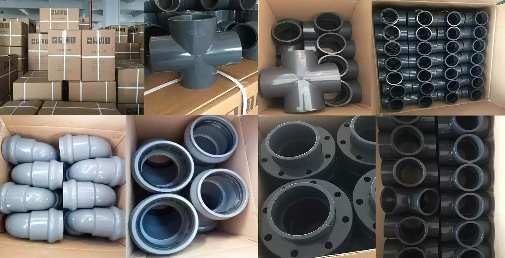 PVC UPVC CPVC Elbow Tee HDPE Chemical Industry Plumbing Pipe Fittings
